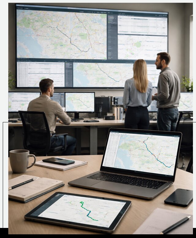 Трекинг грузов и Fleet Management, мониторинг автопарка в Коврове